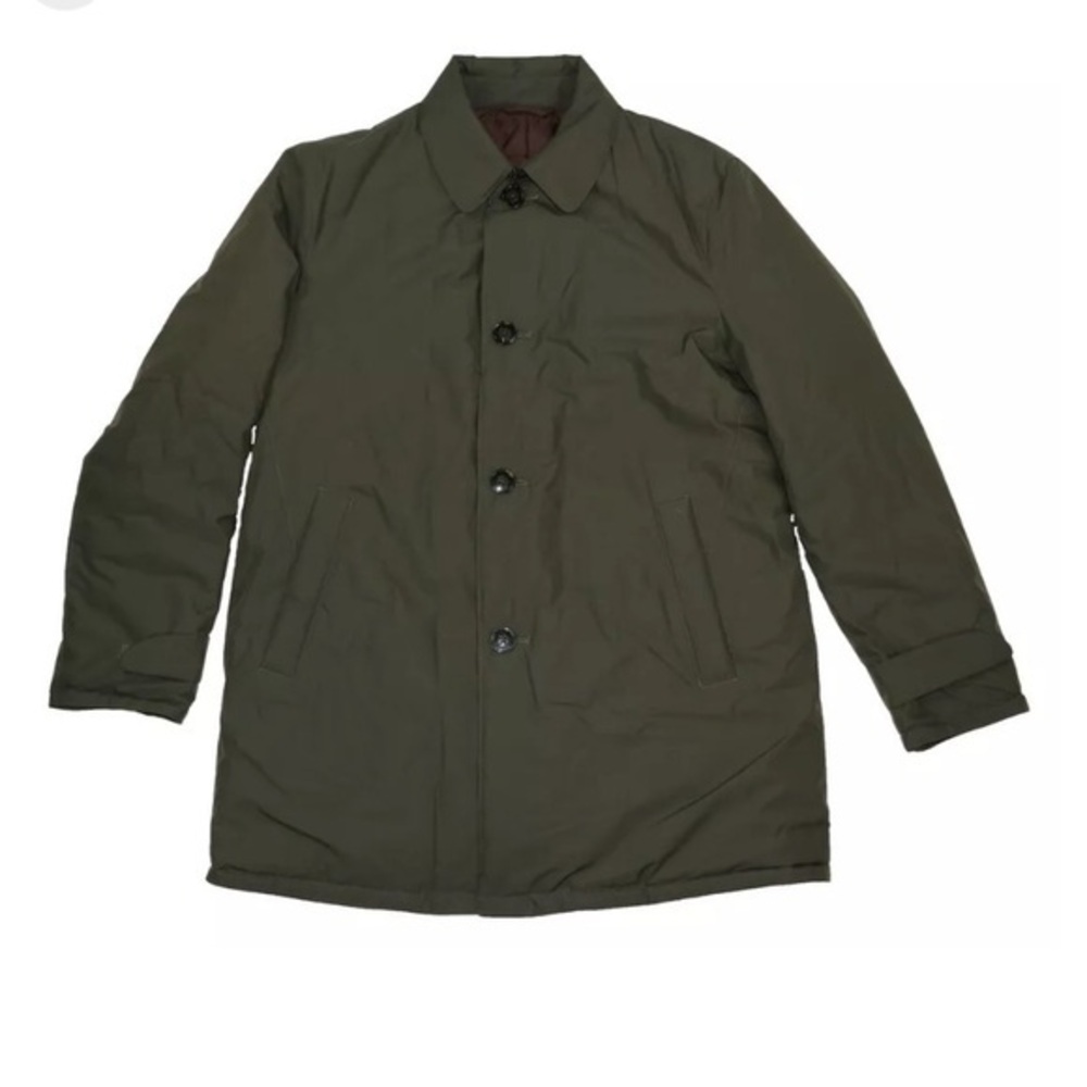 Ralph Lauren Lerner Button Front Insulated Overcoat Jacket